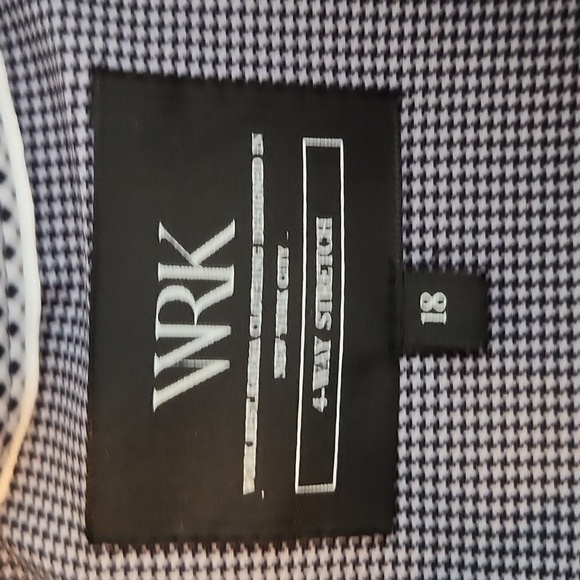 WRK HOUNDSTOOTH PERFORMANCE DRESS SHIRT, XL - Picture 3 of 3